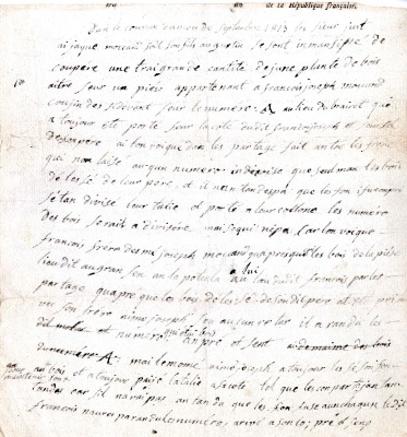 Compte rendu d'une histoire de coupe de bois appartenant à François Joseph MOCCAND au Brairet - 1813