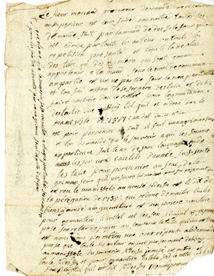 Compte rendu au demande de Mr MOCCAND, procureur