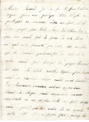 Note ou lettre de Mr Claude François DEFFAYET