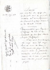 Extrait des registres du greffe du tribunal civil de Bonneville - 1882