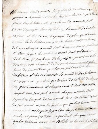 Compte rendu sur les dépenses de l’instituteur