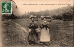 Bergères revenant du fond de la Combe