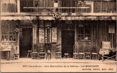 Carte Postale au café MOCCAND 