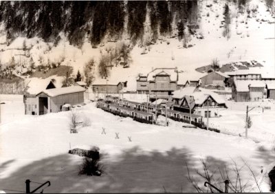 La gare de Sixt en hiver - 1953