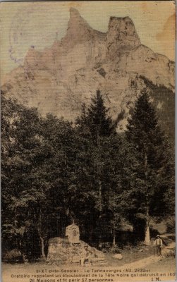 Oratoire au Fer-à-Cheval élevé à la mémoire des victimes de l'éboulement de Tête Noire 