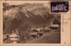 Carte postale du village de Passy