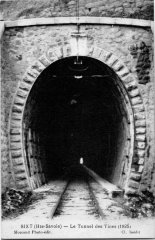 Le Tunnel des Tines en 1925