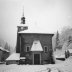 Photo de l'église de Sixt l'hiver