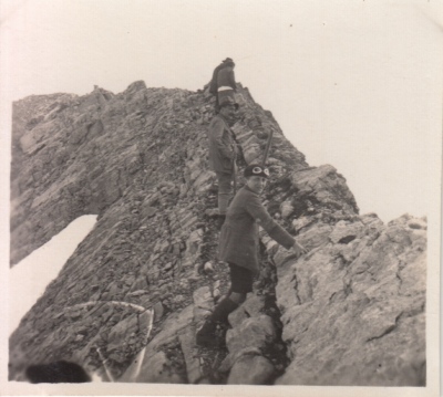 Photo près du sommet des Dents Blanches août 1926