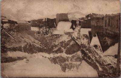 Carte postale de Nambride en hiver dans les années 30