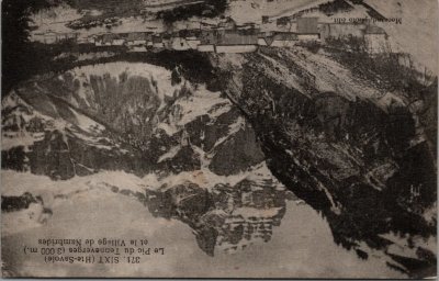 Carte postale de Nambride en hiver dans les années 60