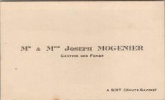 Carte de visite de la Cantine des Fonds