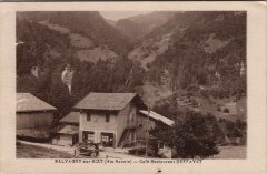 Carte postale à Salvagny - Café Restaurant DEFFAYET 