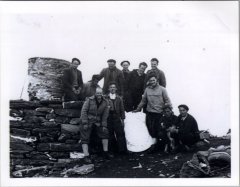 Photo au sommet du Buet en 1954