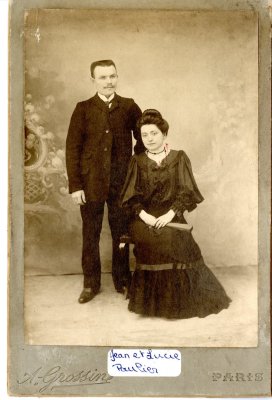 Photo de Jean PAULIER et Lucie PAULIER 