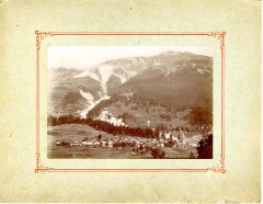 Photo du village de Salvagny avant l'incendie