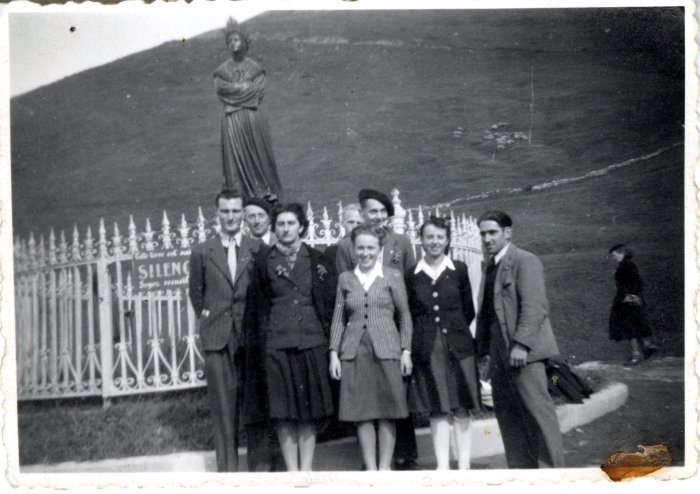 Photo d'une sortie à la Salette - 1960