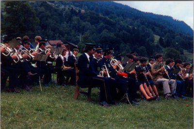 Photos de la musique à la fête des métiers - aout 1980