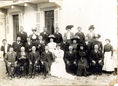Mariage de Joseph RANNAUD et sa femme italienne - 1915