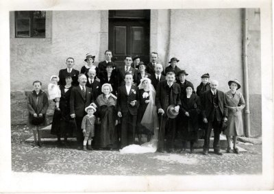 Mariage de Ponce MOCCAND et Angèle RICHARD dans les années 40