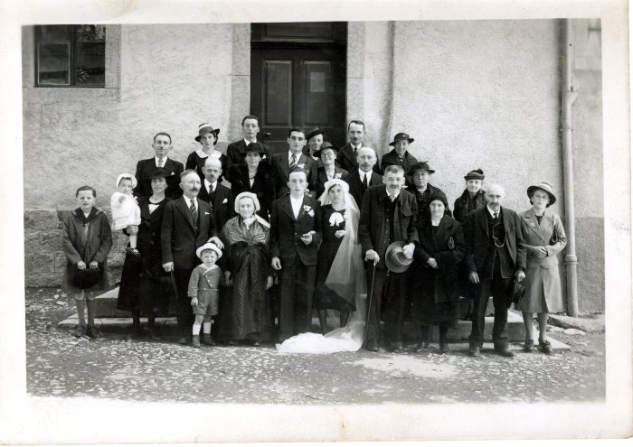 Mariage de Ponce MOCCAND et Angèle RICHARD dans les années 40