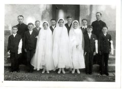 Photo des communiants nés en 1938 - années 50